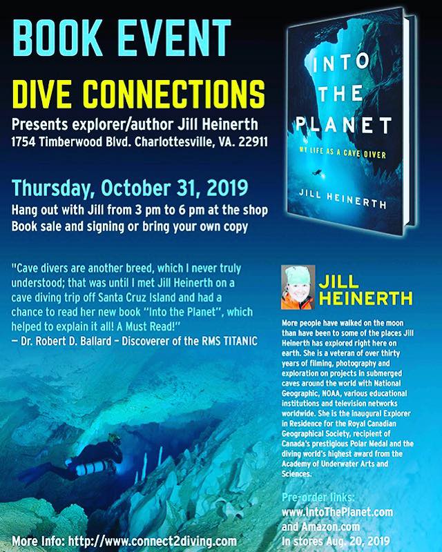 Meet Jill Heinerth & book signing